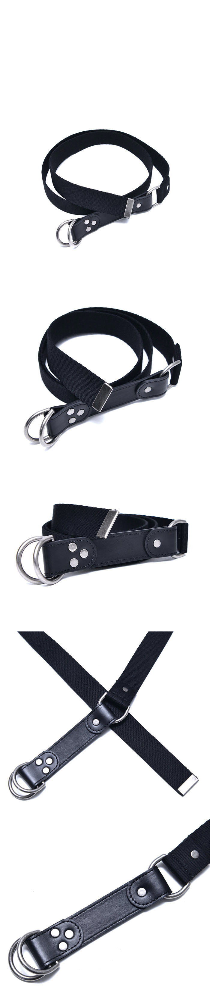 Accessories Belts Double Ring Designer TieupBelt 188 GUYLOOK